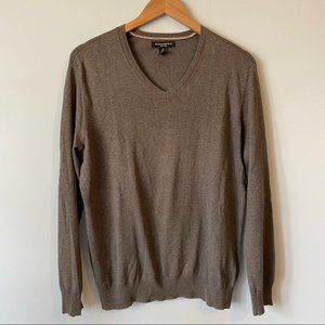 **SOLD** Banana Republic silk linen vneck knit sweater - M